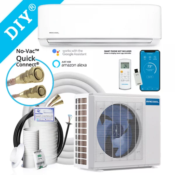 MRCOOL DIY 4th Gen 18k Ductless Mini-Split with 25ft Lineset